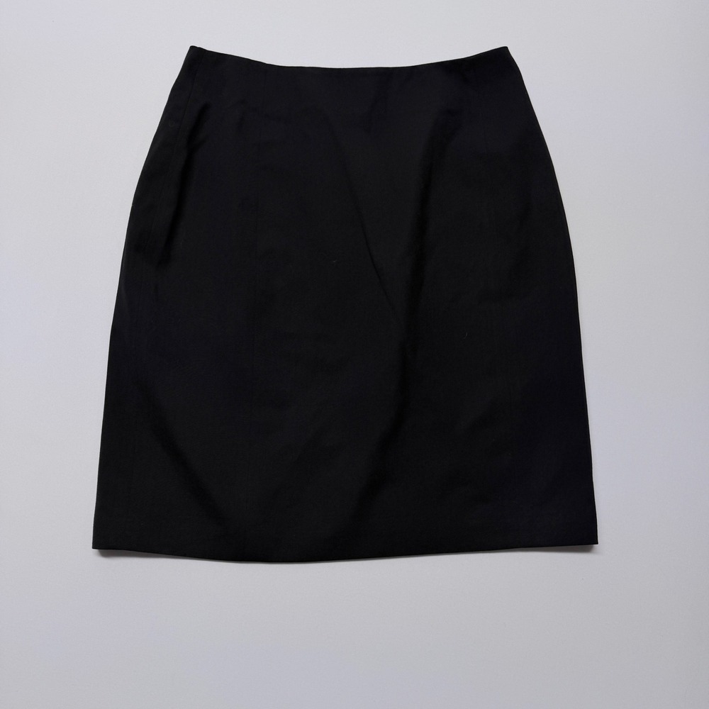 Jos A Bank Black 100% Wool Pencil Skirt Made in USA Size 12 C1647